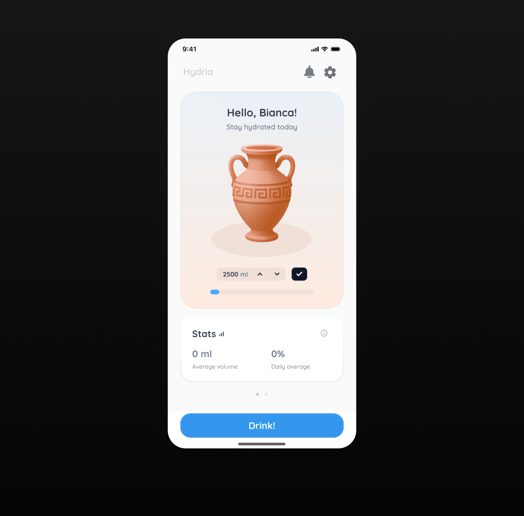 Hydria - Water Tracking App